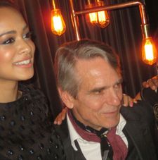 Devika Bhise with Jeremy Irons at Elyx House after party